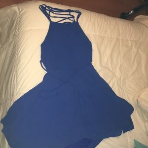 Royal blue beautiful dress worn ONCE